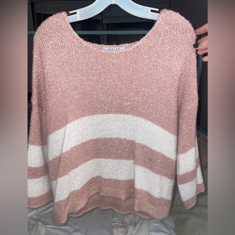 Blush pink sweater